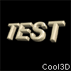 Text in Cool3D